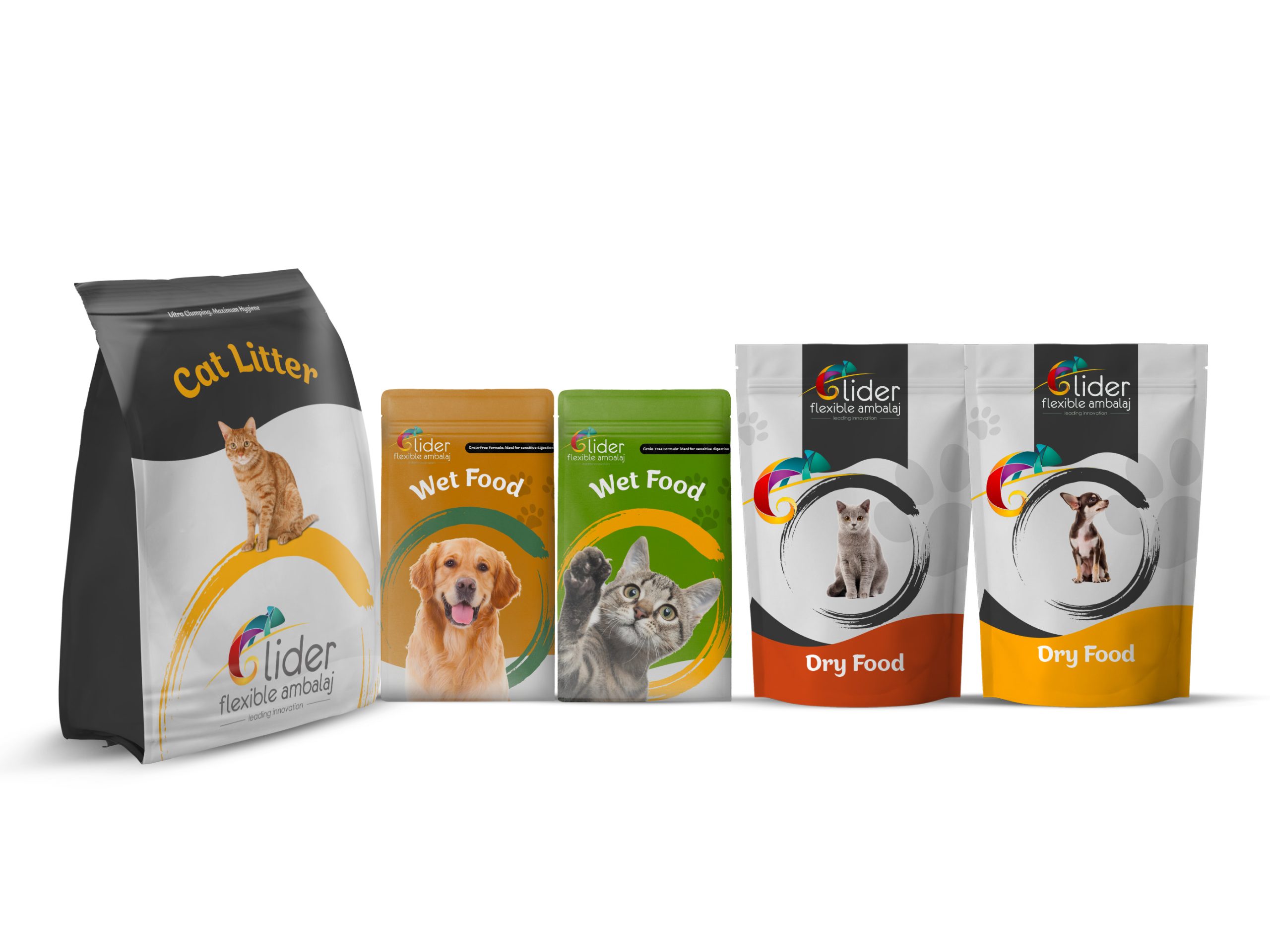 Pet Care Products and Cat Litter Packaging 